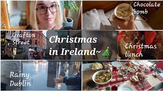 dublin ireland vlog for christmas eve, christmas lunch & grafton street!