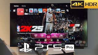 NBA 2K25 PS5 Pro Gameplay With LG Oled TV 4K 60FPS