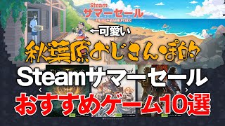 Steamサマーセール2024・おすすめゲーム10選(おじさん基準)【おじさんぽ第62回】【秋葉原でおじさんと散歩してみた件】