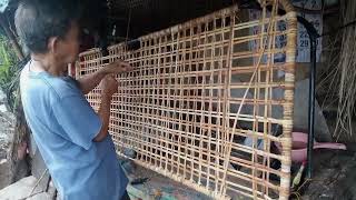 Folding Bed Restoration                 (Rattan Solihiya Weaving) #supportlokal