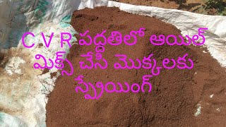 CVR పద్దతిలో ఆయిల్ మిక్సీంగ్