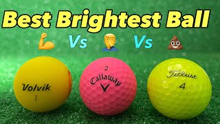 The Best Brightest Golf Ball I found at Golf Galaxy in 2021. Which of these will be best?