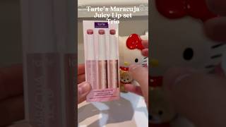 Trying out Tarte’s Maracuja Juicy Lip Trio Set! #aesthetic #cute #sephora #tarte #lipstick #lips