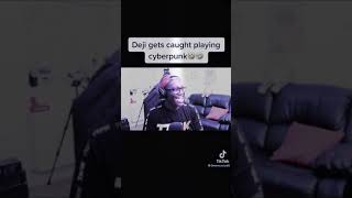 Deji has a party while his mum walks in on him customising his penis in cyberpunk