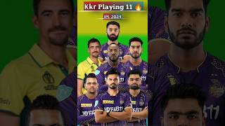 KKR Most Dangerous 😈 Playing 11🔥 #shorts #cricket #youtubeshorts #shortsfeed #viral #reels #ipl