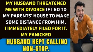 "Sign the divorce papers and walk away!," my abusive husband ejected me... little did he know