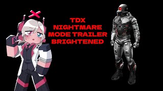 TDX NIGHTMARE MODE TRAILER | Brightened and slow-mo (analyzed) | Roblox | Tower Defense X