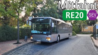 Mitfahrt | Setra S315NF | Linie RE20 SEV | Salzwedel - Uelzen