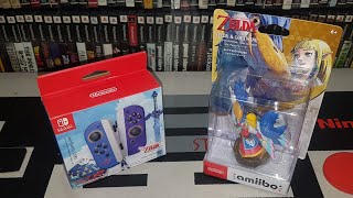 Unboxing Zelda Skyward Sword Joycons + Amiibo