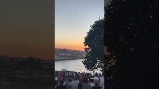 Watching the sun set in Porto—one of the best sunsets I’ve ever seen! #youtubeshorts #travel #short