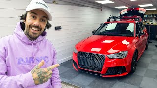 AUDI RS3 CAR MODS... IN MY BACKYARD GARAGE!