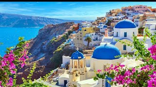 Discover the magic of Santorini _Ready to explore? 🌅🏝 #SantoriniAdventure #TravelGoals#viralvideo