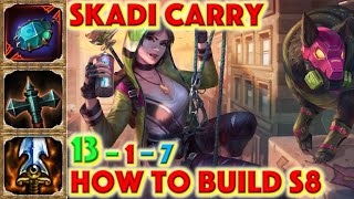 Smite How To Build Skadi - Battle Tagger Skadi Skin Showcase + Skadi Carry Build + Gameplay 2021