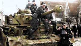 WW2 - German tanks in action (intense footage)