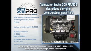 Moteur Volkswagen Polo 1.0 75 cv CHY B