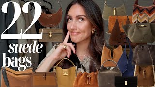 22 SUEDE BAGS FOR FALL | Luxury shopping, very demure, autumn fashion | Pia #luxury #demure