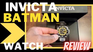 INVICTA BATMAN Limited Edition Watch Review @Tristmadethis