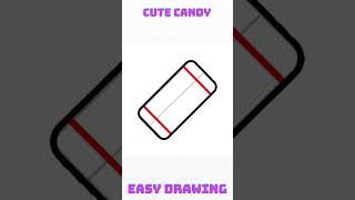 Easy to draw a cute candy