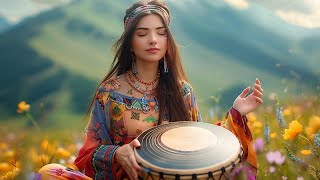 Admire the natural scenery with relaxing hadpan music - Powerful Healing Hang Drum Music