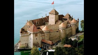 Castelul Chillon,Chateau de Chillon,Chillon Castle-Montreux,Elvetia,Suisse,Swiss