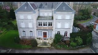 Chateau du Gandspette 2160p 4K Drone over Camping site France