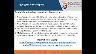 north america processed meat market