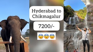 Hyderabad to Chikmagalur Rupees 7200/-