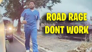 ROAD RAGE DONT WORK | Idiots In Cars, Brake Check, Idiot Driver Driving fails USA & Canada 2024