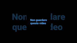 non guardare questo video