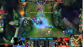 TDK Kyle Lissandra VS NME Innox Katarina Game 1 Highlights   2015 NA CS Spring Final   YouTube