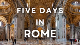 Escape to Rome: Your Unforgettable 5-day Itinerary| Travel Guide 2024 🇮🇹