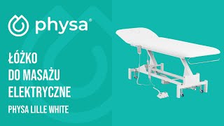 Łóżko do masażu elektryczne Physa LILLE WHITE | Prezentacja produktu 10040398