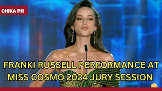 Franki Russell Miss Cosmo New Zealand Jury Session I Evening gown I TRENDING!