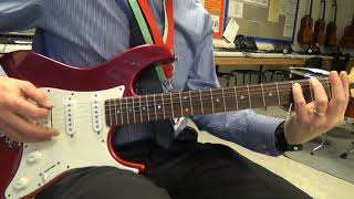 Ziggy Stardust Grade 2 Electric Guitar Trinity Rock Pop Demo EDUCATION Yamaha Pacifica & Roland Cube