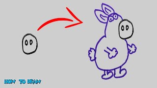 How To Draw : Peppa Pig conoce a Kylie Canguro! 🦘 | Peppa Pig en Español _ drawing and painting