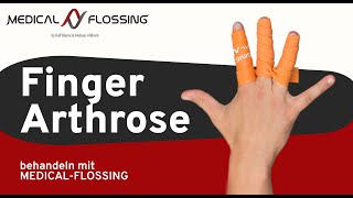 Arthrose im Finger behandeln mit Medical Flossing!  Vielleicht bekommst du so deine Finger bewegt!