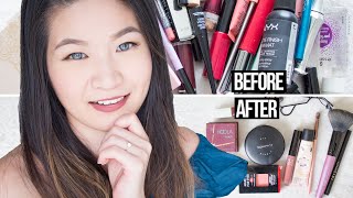 Minimizing My Travel Carry on Makeup Bag & New colored contacts?!  | Eva Chung