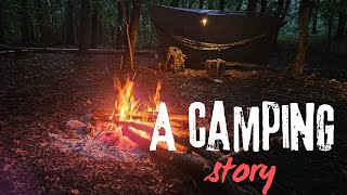 Bushcraft Camp in rainy conditions