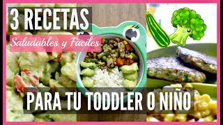 3 ALMUERZOS  FÁCILES Y SALUDABLES PARA TU TODDLER O NIÑO|Reishel La Super Mamá