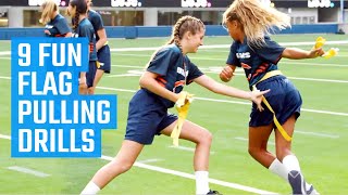 9 Fun Flag-Pulling Drills | Flag Football Drills by MOJO