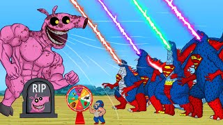 GODZILLA & KONG, GHIDORAH Monsters Ranked From Weakest To Strongest: Rotation Luck - FUNNY CARTOON