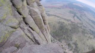 Devils Tower Durrance Crack Pitch 5/6 - At the Belay