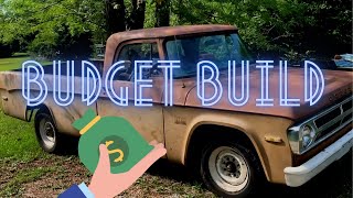 BUDGET BUILD! 1970 Dodge D-100 Sweptline {episode 1}