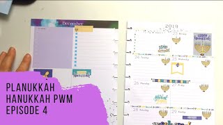 Planukkah Episode 4 (Hanukkah Plan With Me) - Happy Planner Dashboard feat Krissyanne Designs