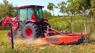 First Big Job for the Rhino Ag Brush Cutter