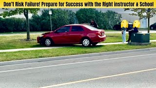 Road Test Reality: Avoiding Accidents & Finding the Right Instructor"#failed #drivingtest #ontario