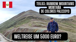 Eine Abenteuerliche Busfahrt zu den Regenbogenbergen! 🌈 wandern auf über 5000m Seehöhe!