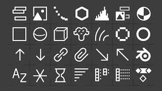 Blender 2.8 gets Monochromatic Icons