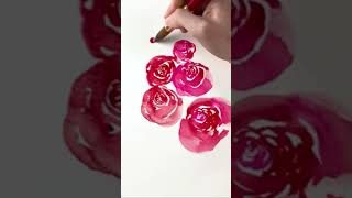 Watercolor Tip for Roses and Everything else