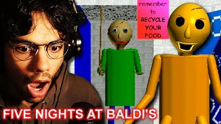 WE BACK AT BALDI'S AND HE GOT WHOOPED [FIVE NIGHTS AT BALDI'S] (NIGHTS 1-5 + NULL CHALLENGE)